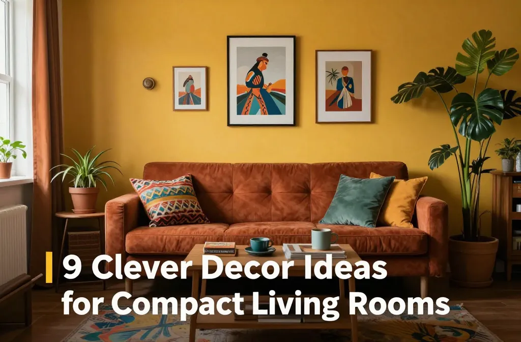 9 Clever Decor Ideas for Compact Living Rooms