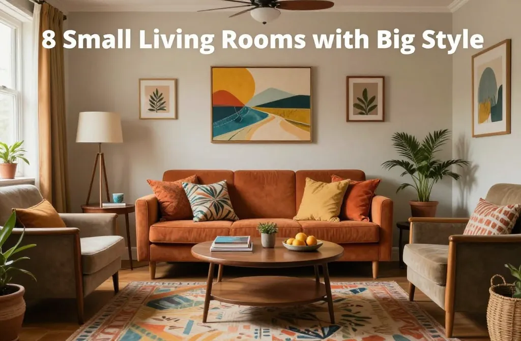 8 Small Living Rooms with Big Style