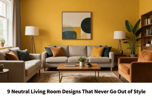 9 Neutral Living Room Designs That Never Go Out of Style