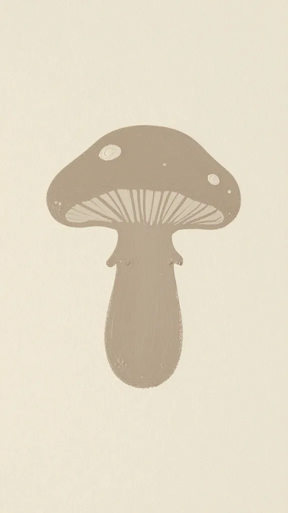 single mushroom-taupe paint swatch on ivory wall
