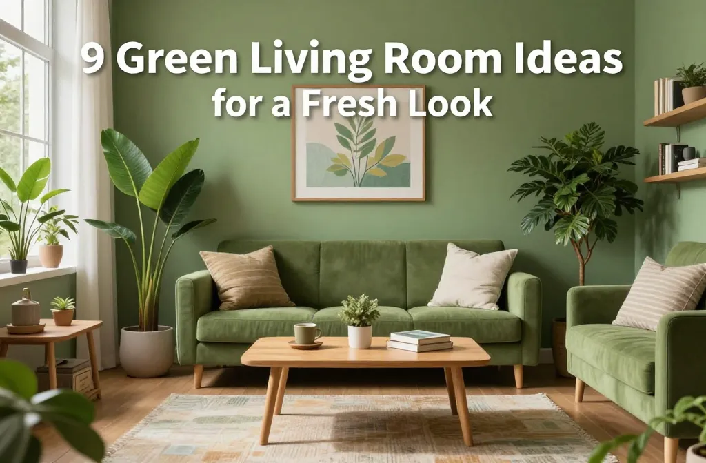 9 Green Living Room Ideas for a Fresh Look