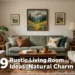 9 Rustic Living Room Ideas with Natural Charm