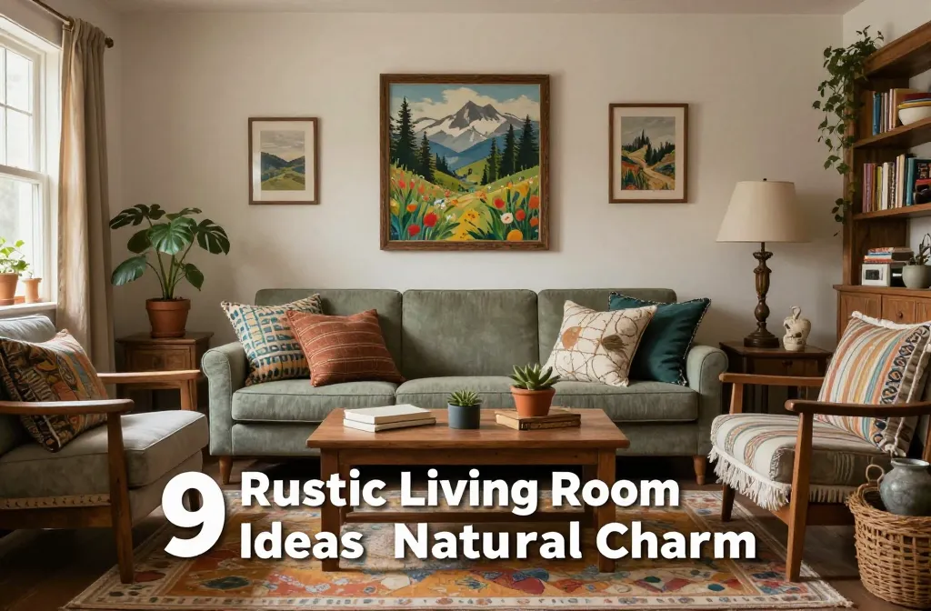 9 Rustic Living Room Ideas with Natural Charm
