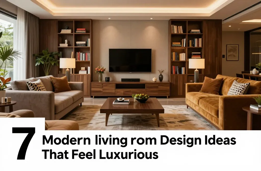 7 Modern Living Room Design Ideas That Feel Luxurious