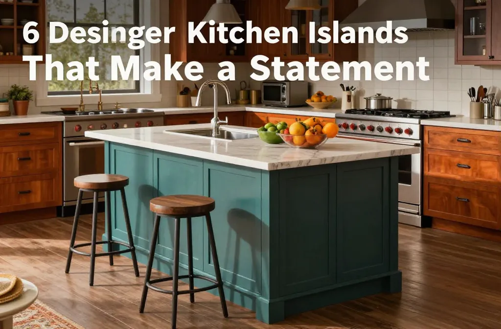 6 Designer Kitchen Islands That Make a Statement (And Steal the Show)