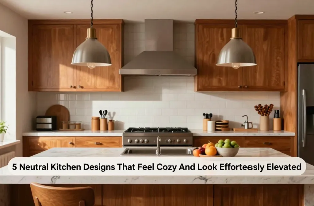 5 Neutral Kitchen Designs That Feel Cozy And Look Effortlessly Elevated