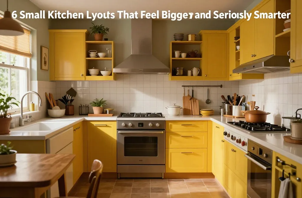 6 Small Kitchen Layouts That Feel Bigger And Seriously Smarter