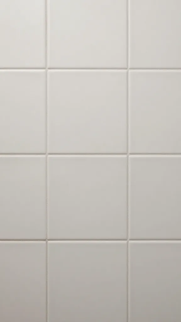 matte porcelain bathroom tile closeup with soft side lighting