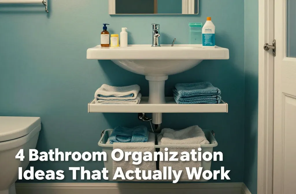 4 Bathroom Organization Ideas That Actually Work