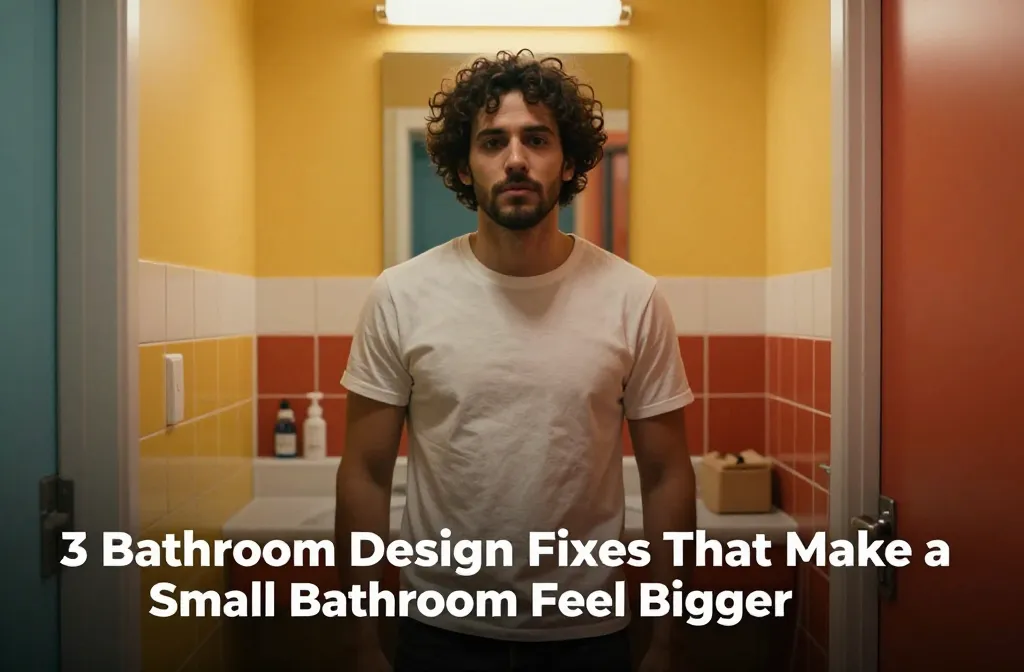 3 Bathroom Design Fixes That Make a Small Bathroom Feel Bigger
