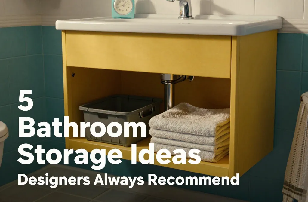 5 Bathroom Storage Ideas Designers Always Recommend