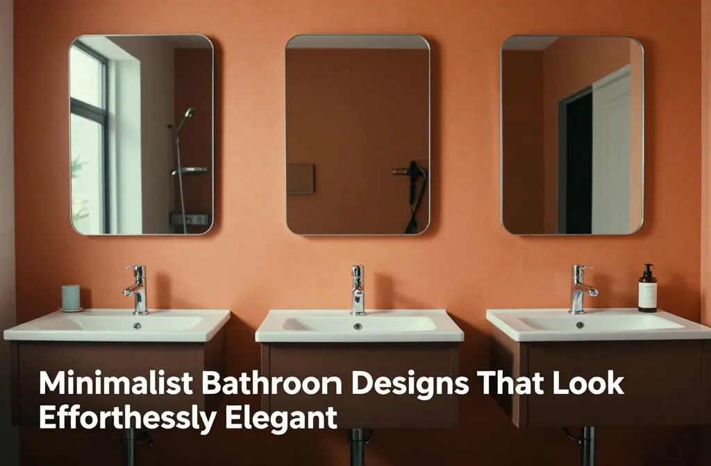 3 Minimalist Bathroom Designs That Look Effortlessly Elegant