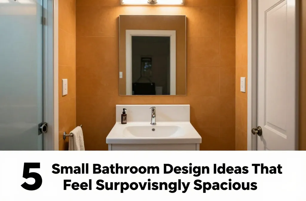 5 Small Bathroom Design Ideas That Feel Surprisingly Spacious
