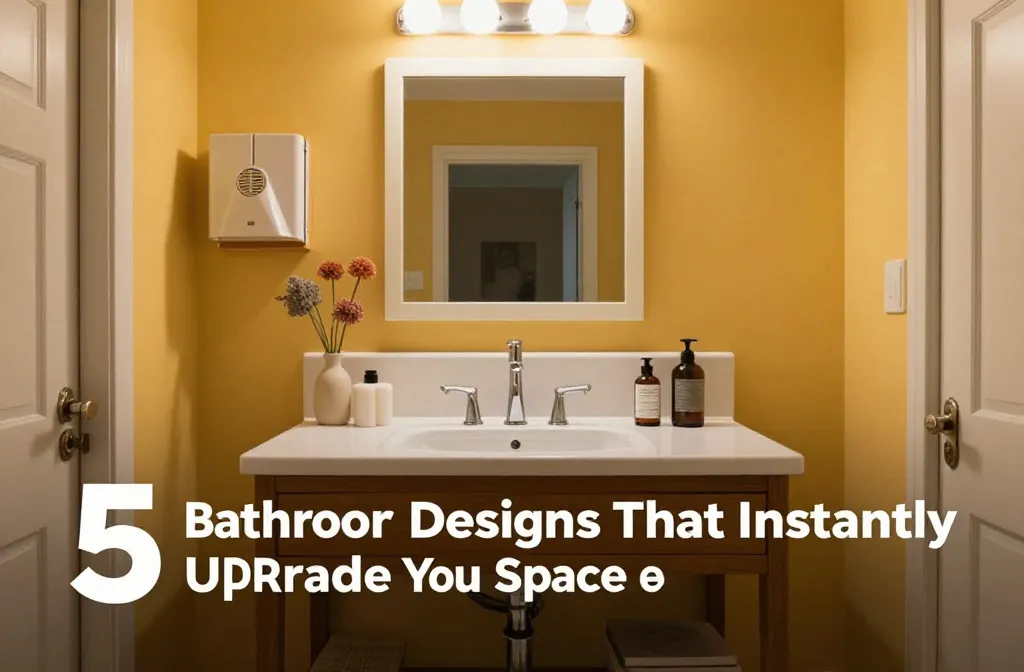 5 Bathroom Design Ideas That Instantly Upgrade Your Space