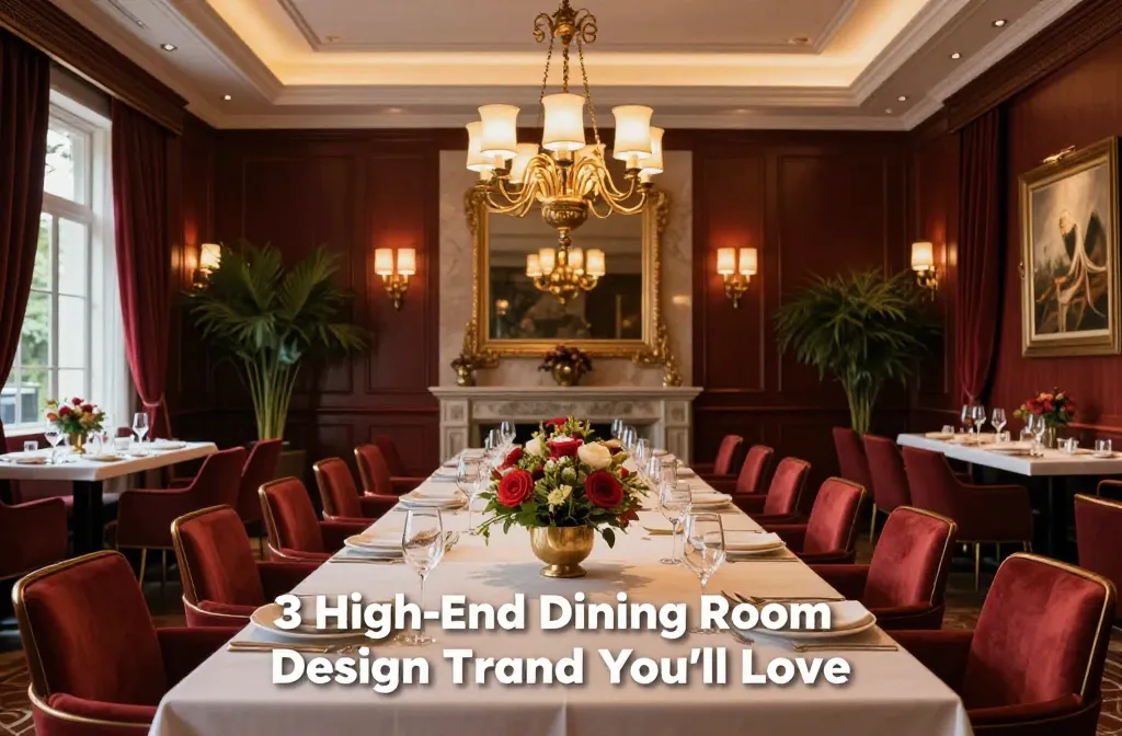 3 High-End Dining Room Design Trends You’ll Love