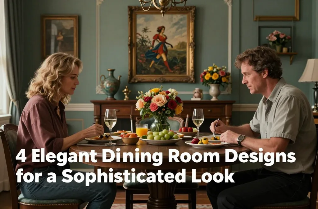 4 Elegant Dining Room Designs for a Sophisticated Look