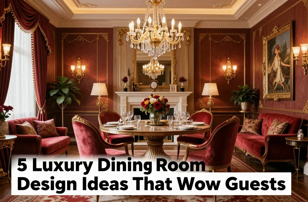 5 Luxury Dining Room Design Ideas That Wow Guests