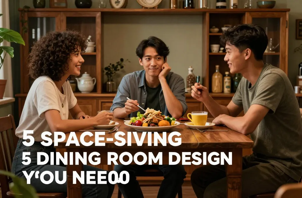 5 Space-Saving Dining Room Design Ideas You Need