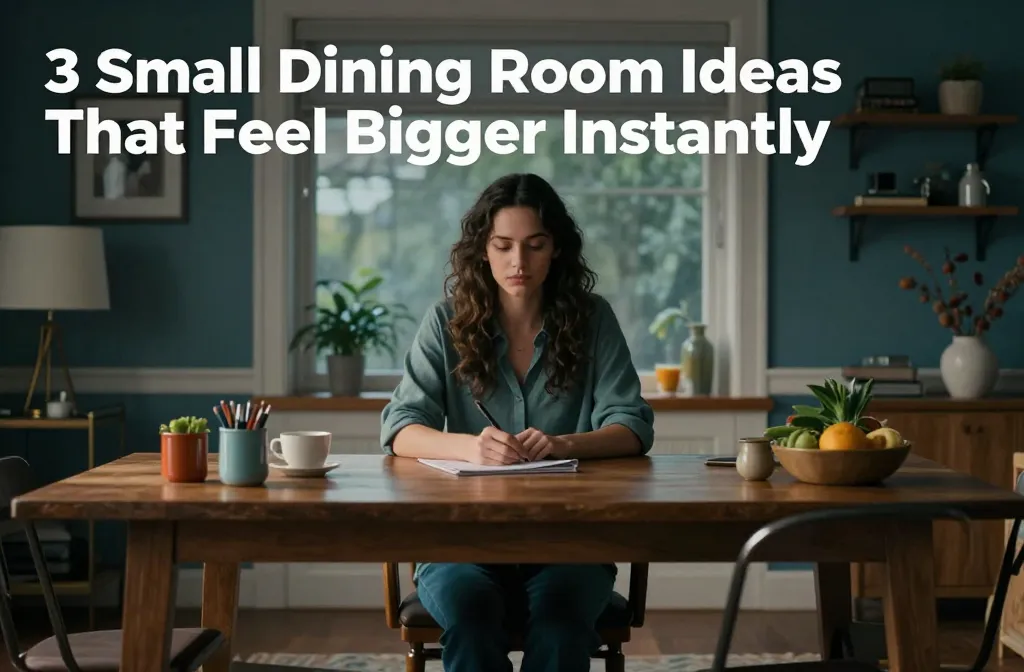 3 Small Dining Room Ideas That Feel Bigger Instantly