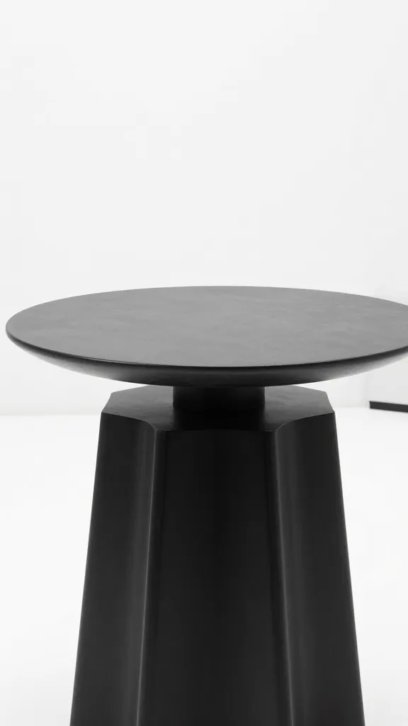 oval pedestal table top with soft beveled rim