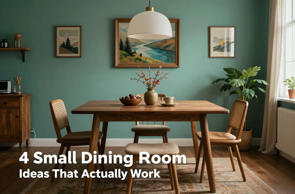 4 Small Dining Room Layout Ideas That Actually Work