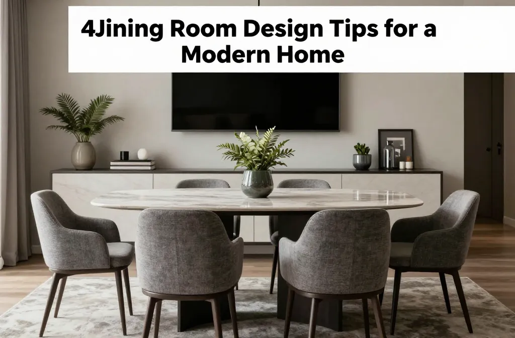 4 Dining Room Design Tips for a Modern Home