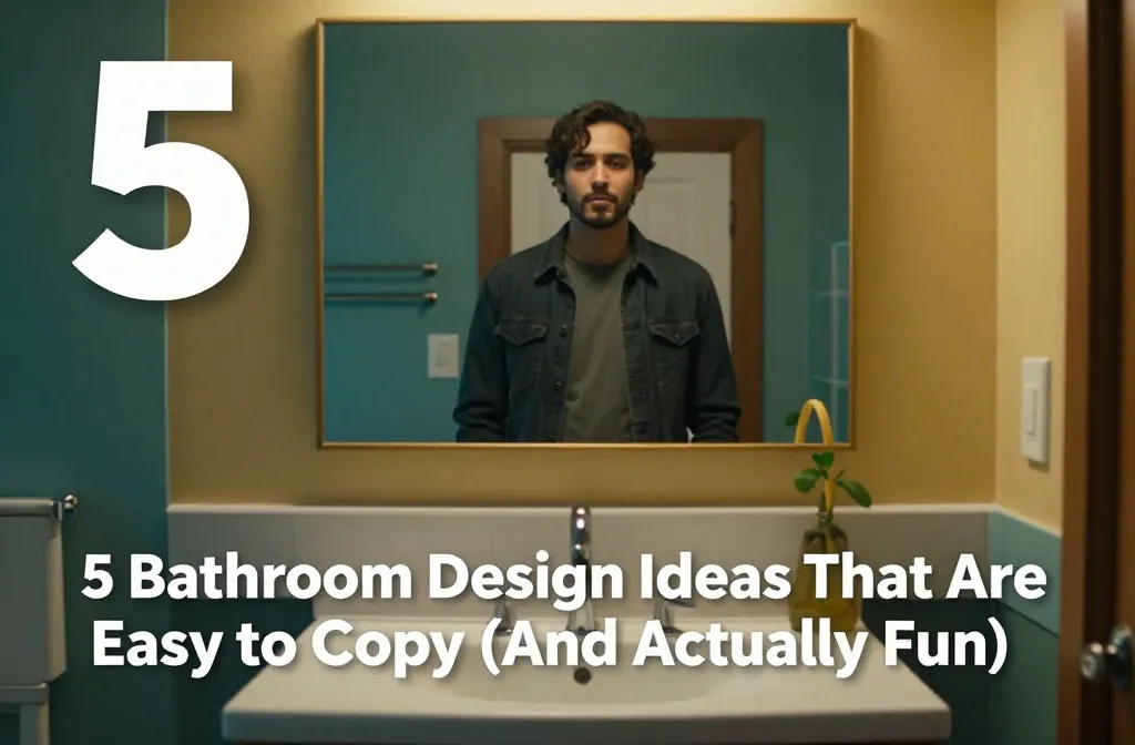 5 Bathroom Design Ideas That Are Easy to Copy (And Actually Fun)