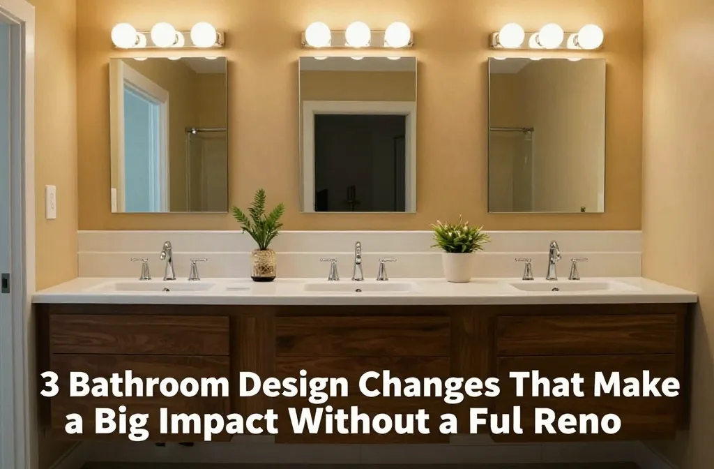 3 Bathroom Design Changes That Make a Big Impact (Without a Full Reno)
