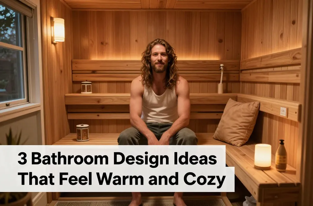 3 Bathroom Design Ideas That Feel Warm and Cozy (Without Looking Like a Sauna)