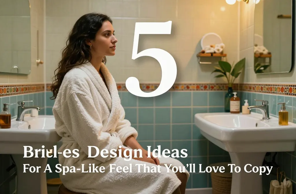 5 Bathroom Design Ideas For A Spa-Like Feel That You’ll Love To Copy
