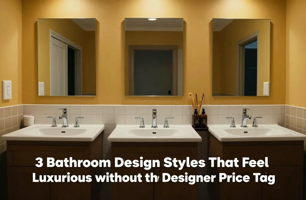 3 Bathroom Design Styles That Feel Luxurious Without the Designer Price Tag