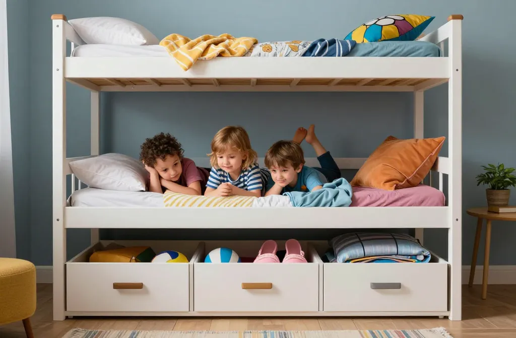 3 Kids Bed Ideas With Built-In Storage That Make Clutter Disappear